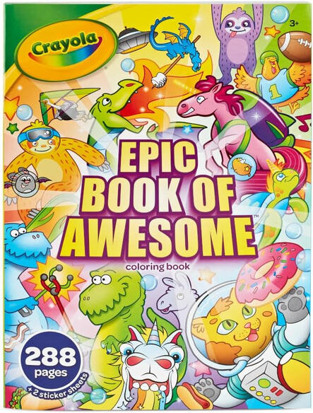 crayola epic book of awesome coloring crayola epic book of awesome coloring