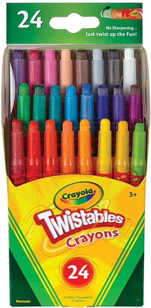 crayola mini twistables crayons 24 count crayola mini twistables crayons 24 count